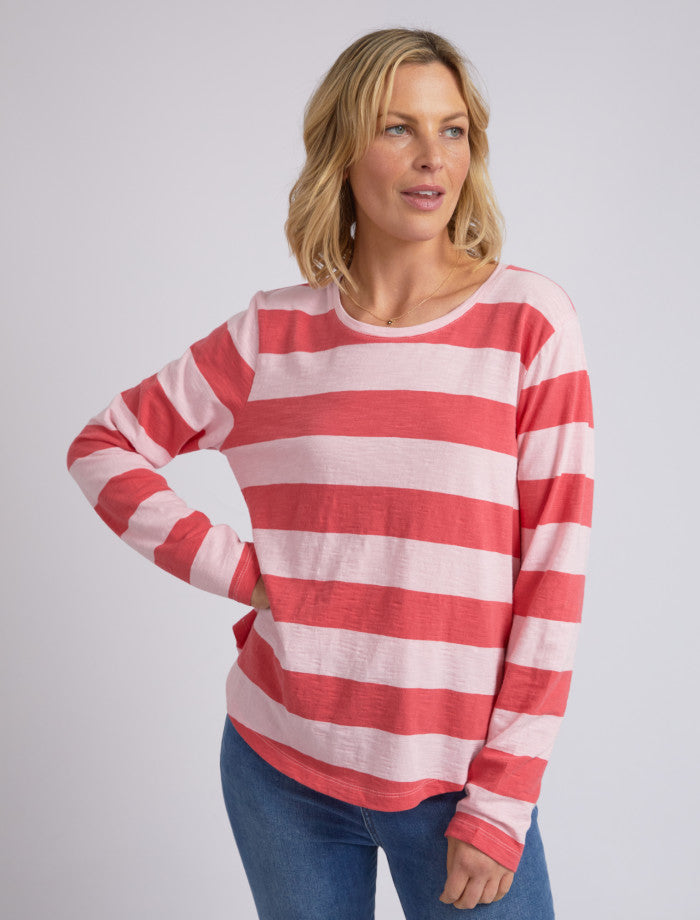 Elm Spritz Stripe Long Sleeve Tee