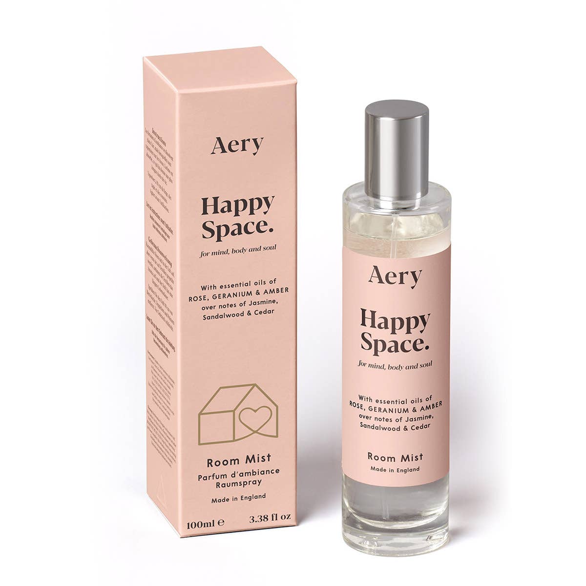 Aery Living : Aromatherapy 100ml Room Spray - Happy Space