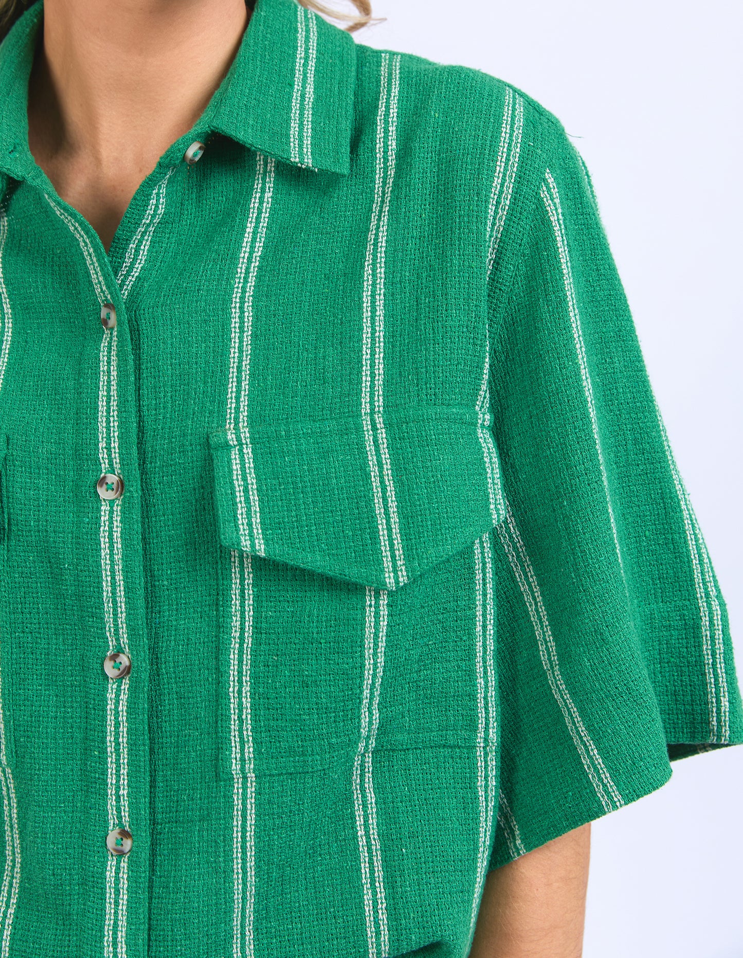 Foxwood Circuit Open Weave Shirt