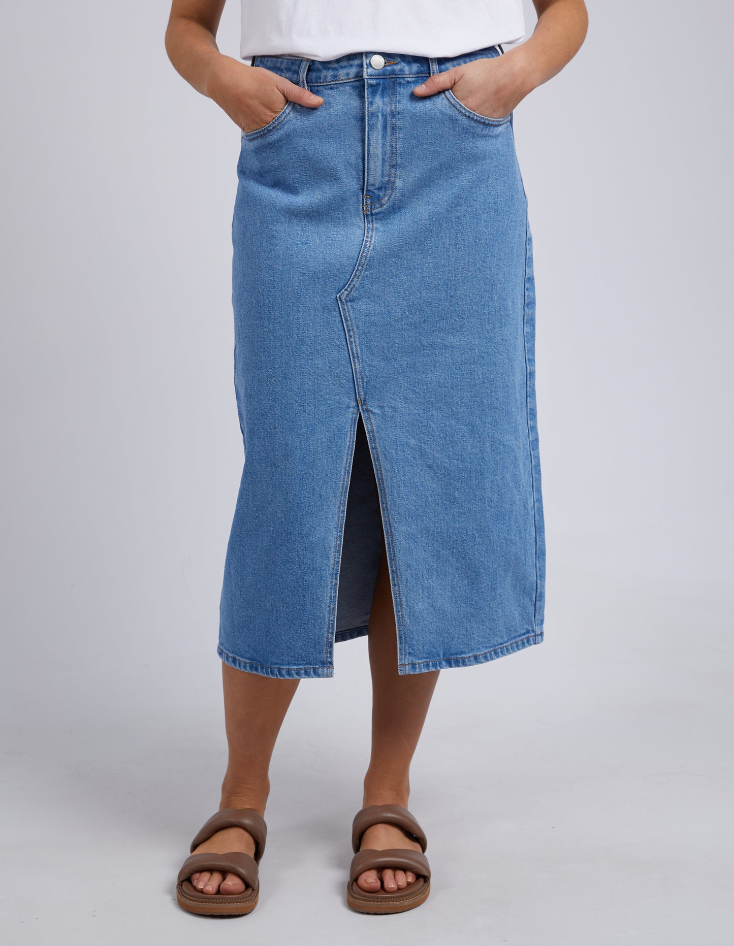 Foxwood Scout Denim Midi Skirt