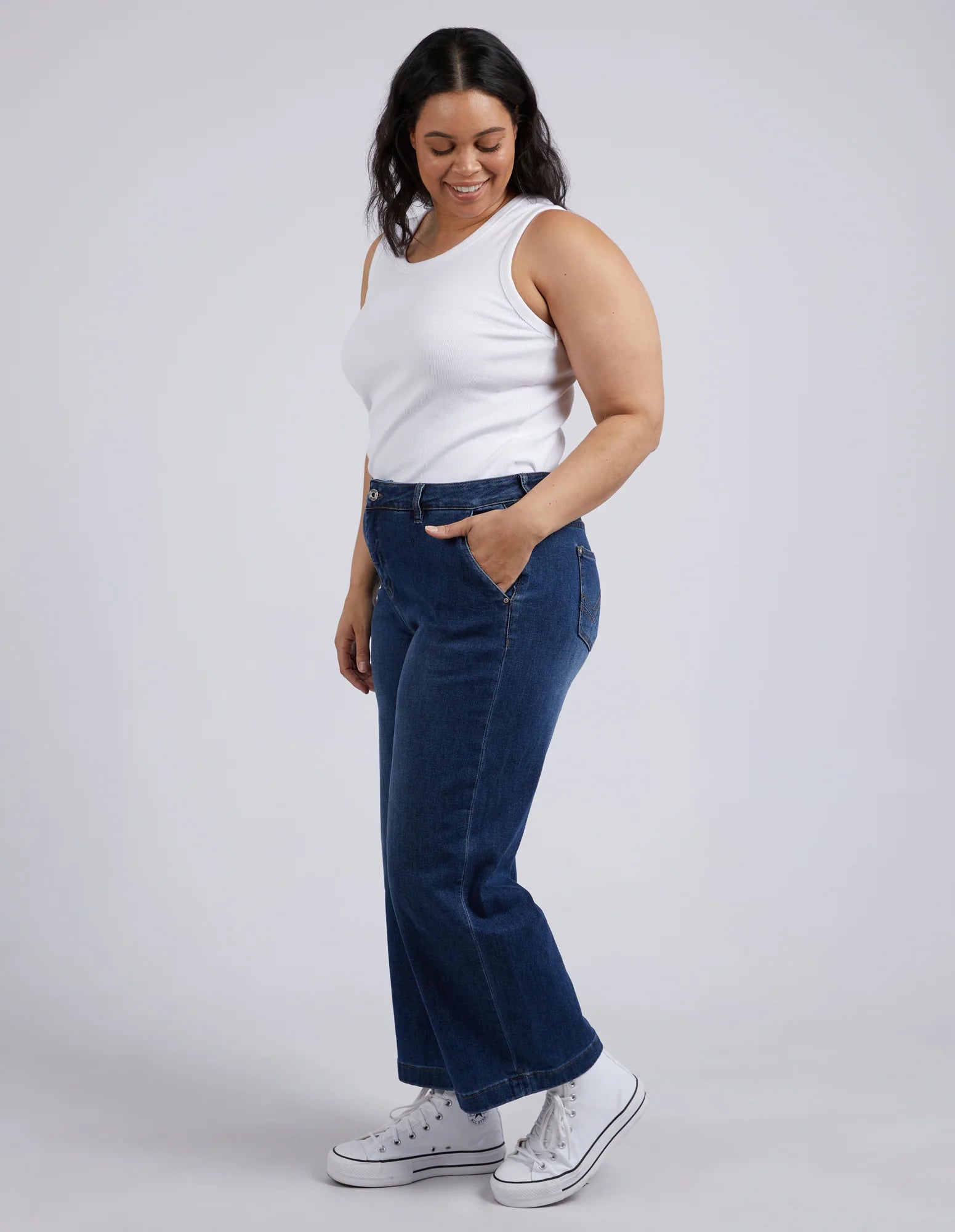 Womens larger size jeans curve