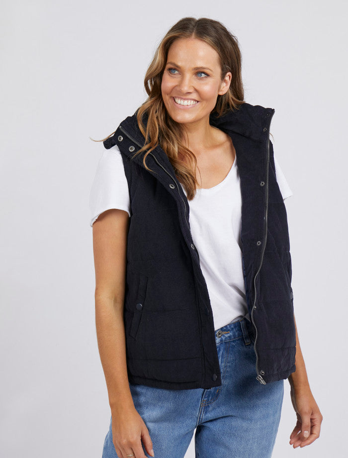 Elm Cord Puffer Vest