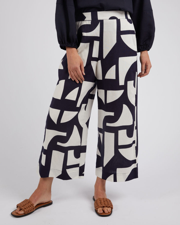 Elm Dali Abstract Print Pant