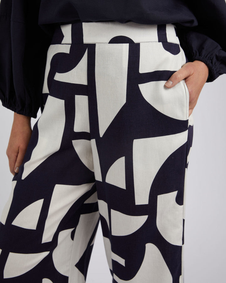 Elm Dali Abstract Print Pant