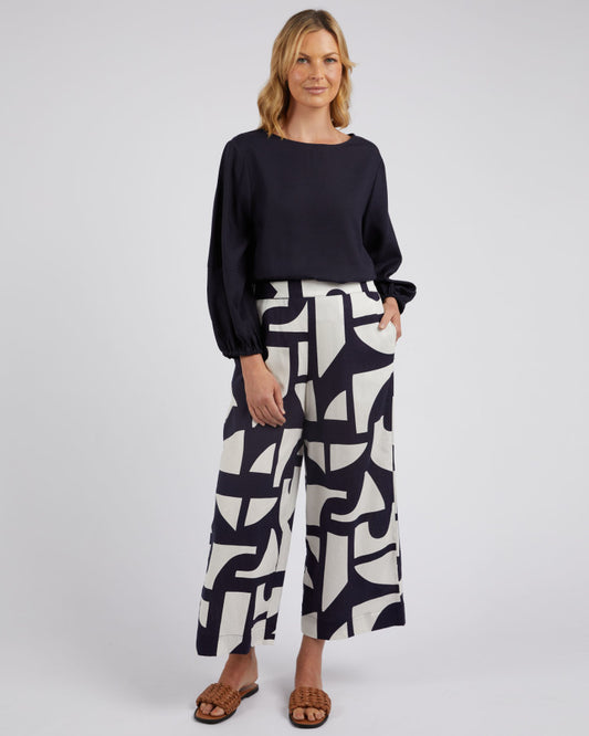 Elm Dali Abstract Print Pant