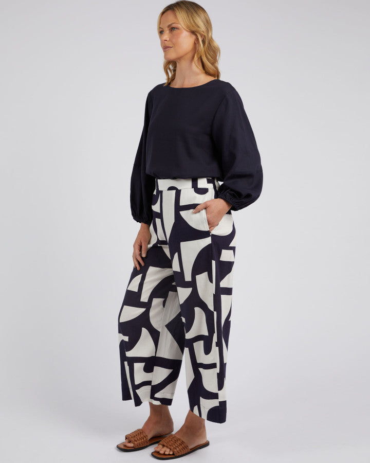 Elm Dali Abstract Print Pant