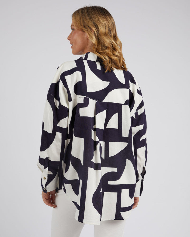 Elm Dali Abstract Print Shirt