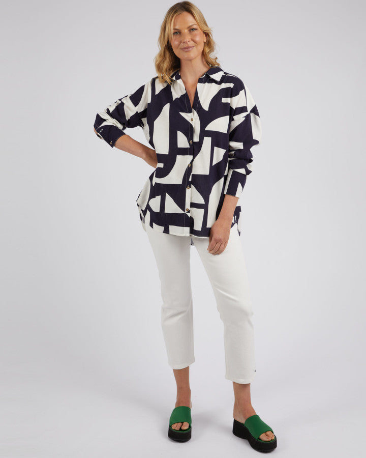 Elm Dali Abstract Print Shirt