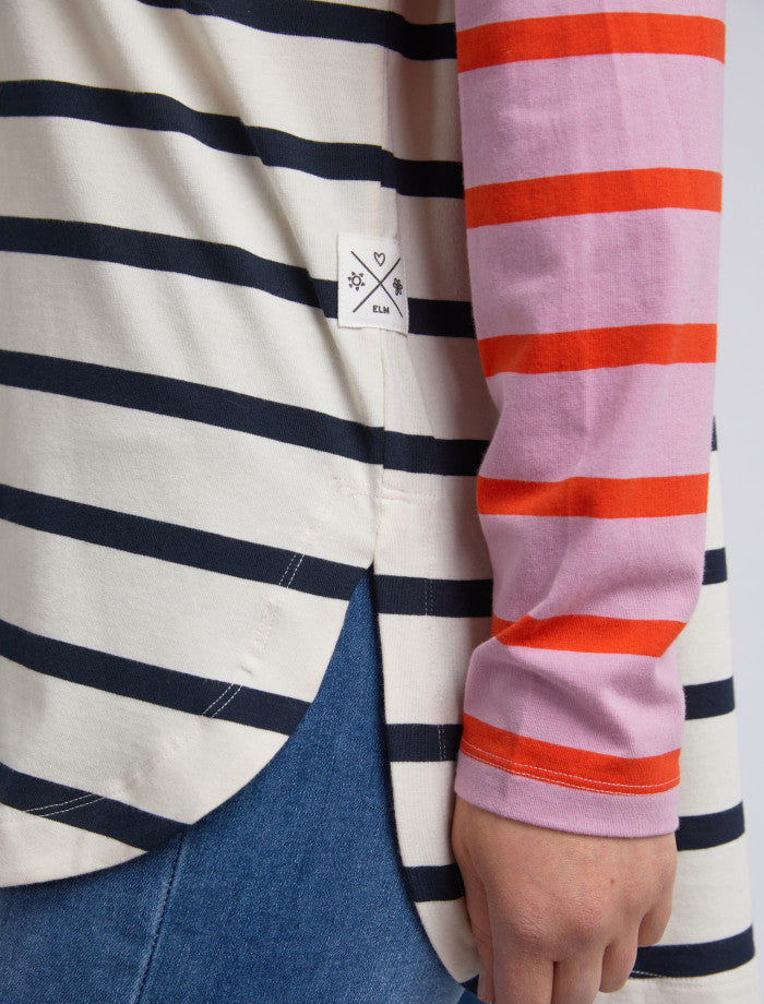 Elm Marta Stripe Long Sleeve Tee