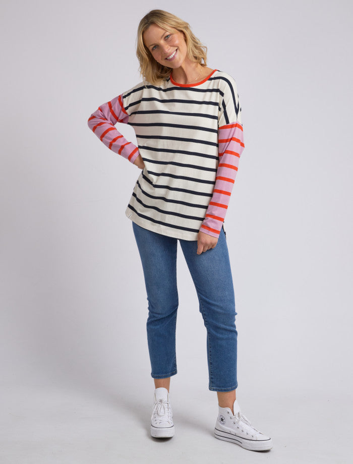 Elm Marta Stripe Long Sleeve Tee