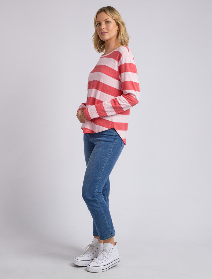 Elm Spritz Stripe Long Sleeve Tee