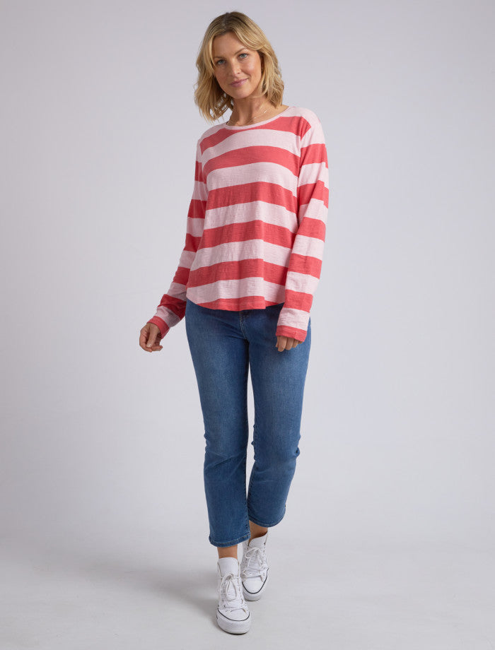 Elm Spritz Stripe Long Sleeve Tee
