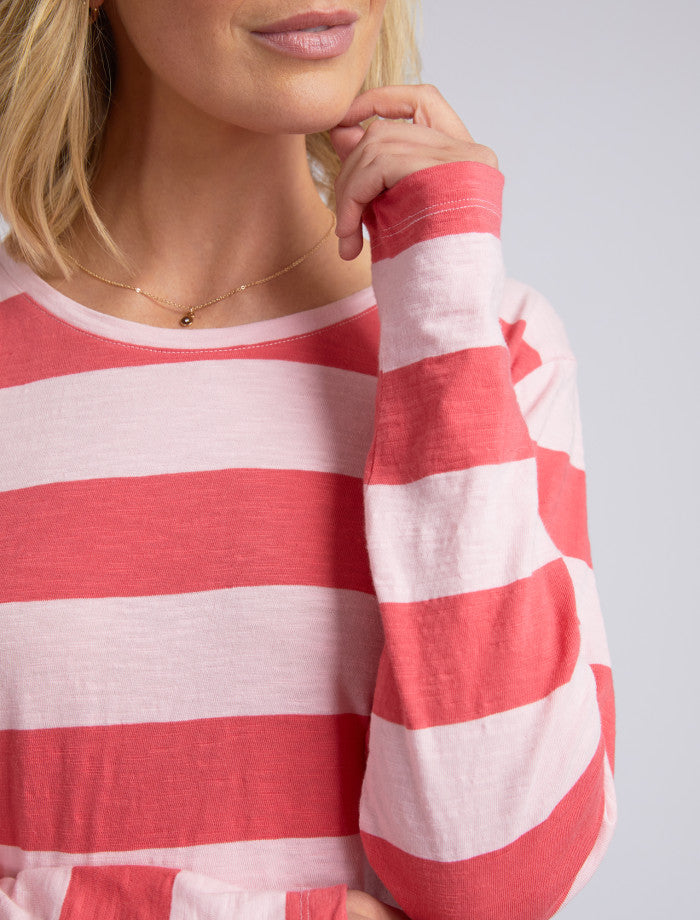 Elm Spritz Stripe Long Sleeve Tee