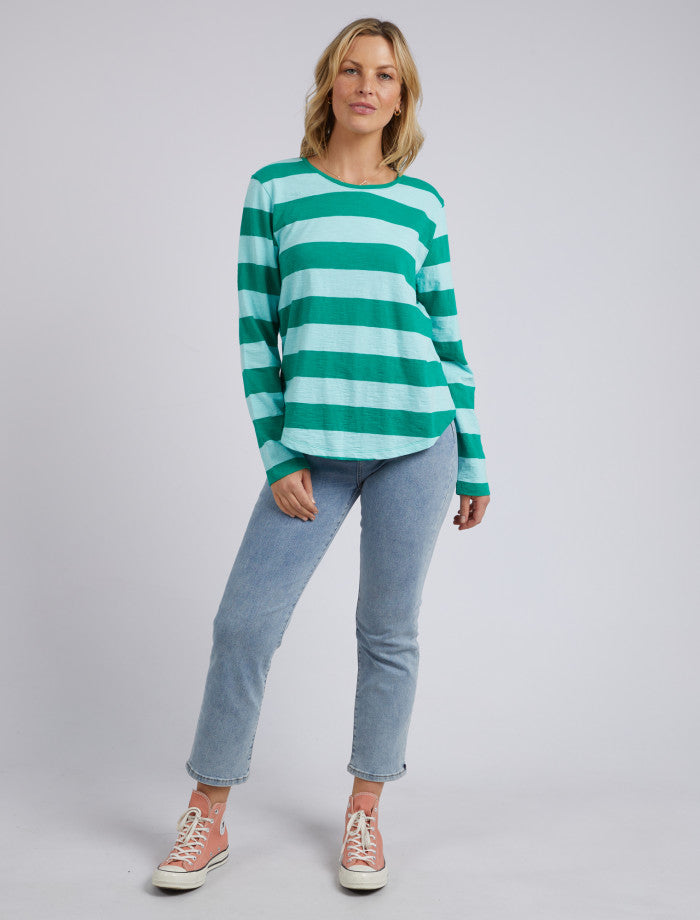 Elm Spritz Stripe Long Sleeve Tee