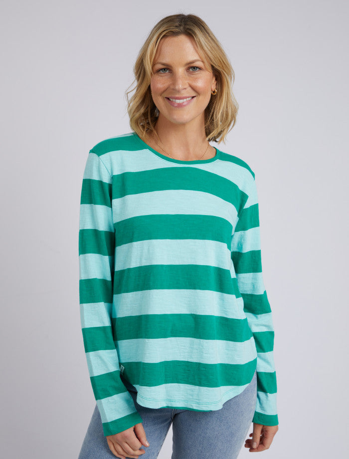 Elm Spritz Stripe Long Sleeve Tee