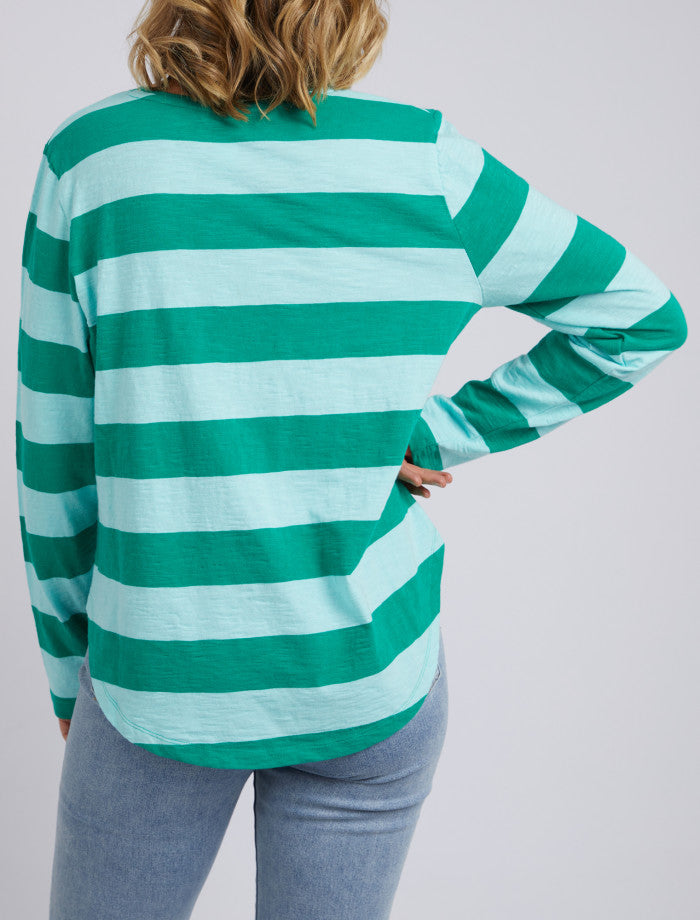 Elm Spritz Stripe Long Sleeve Tee