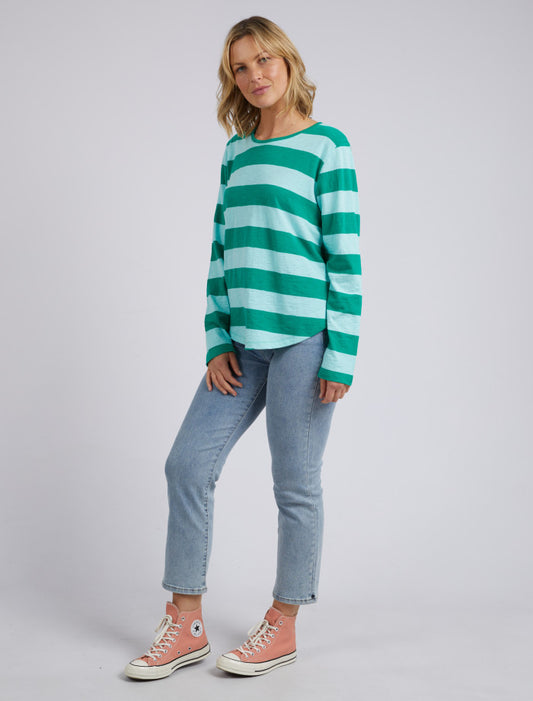 Elm Spritz Stripe Long Sleeve Tee