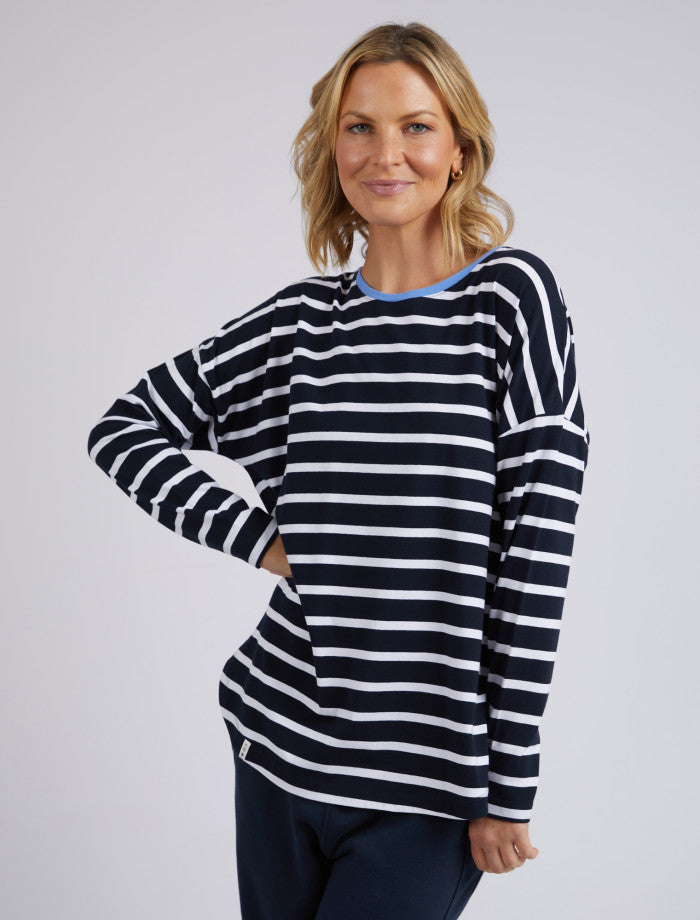 Elm Marta Stripe Long Sleeve Tee